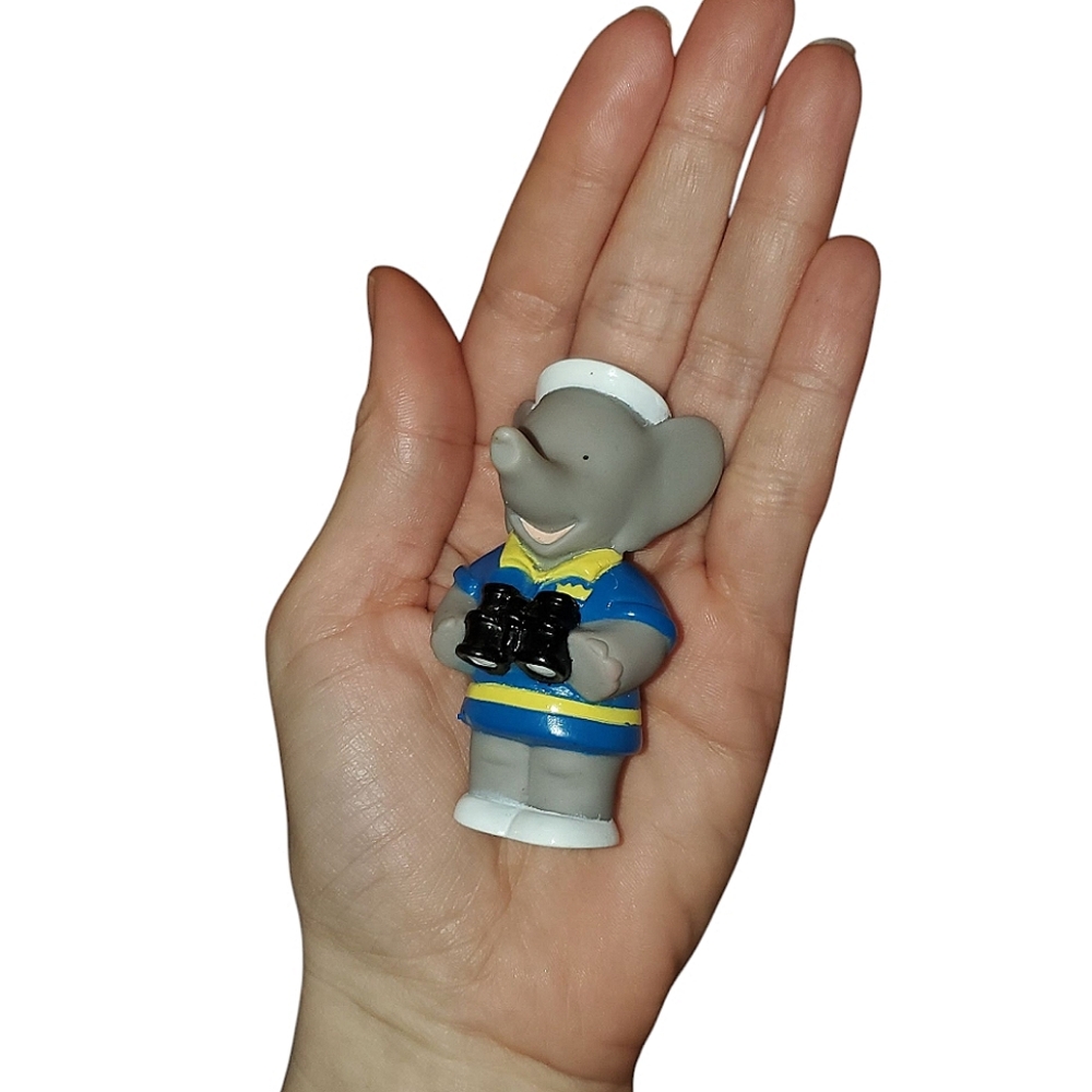 Vintage Babar Fast Food Pvc Toy
